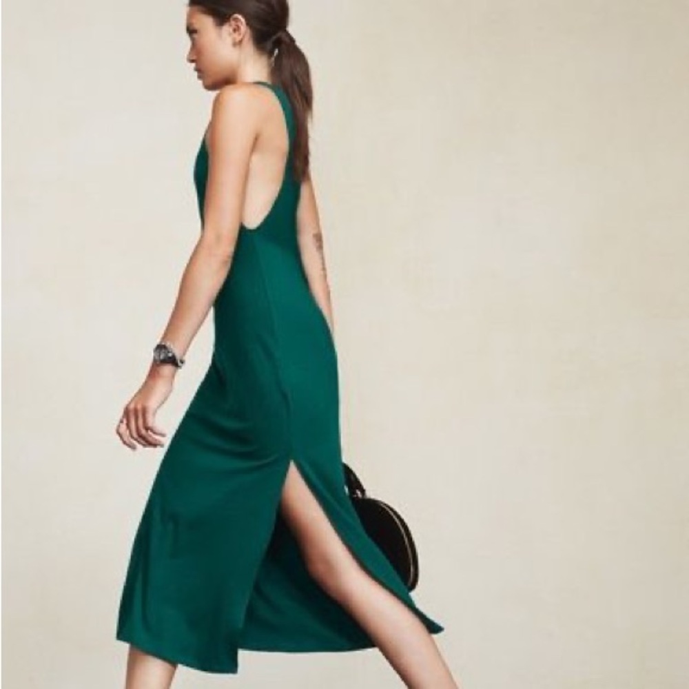 Reformation Diletta Dress - Jade